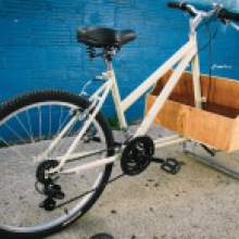 Stock, re-purposed bicycle